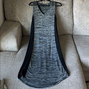 Black and Heathered Grey Sleeveless Dex Dress!